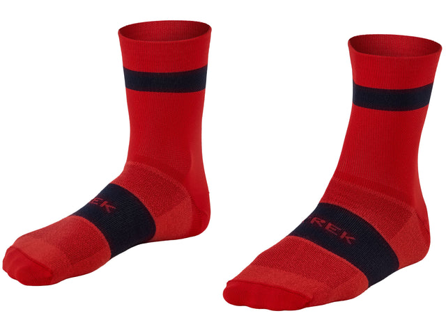Sock Trek Race Quarter Small (35-38) Viper Red