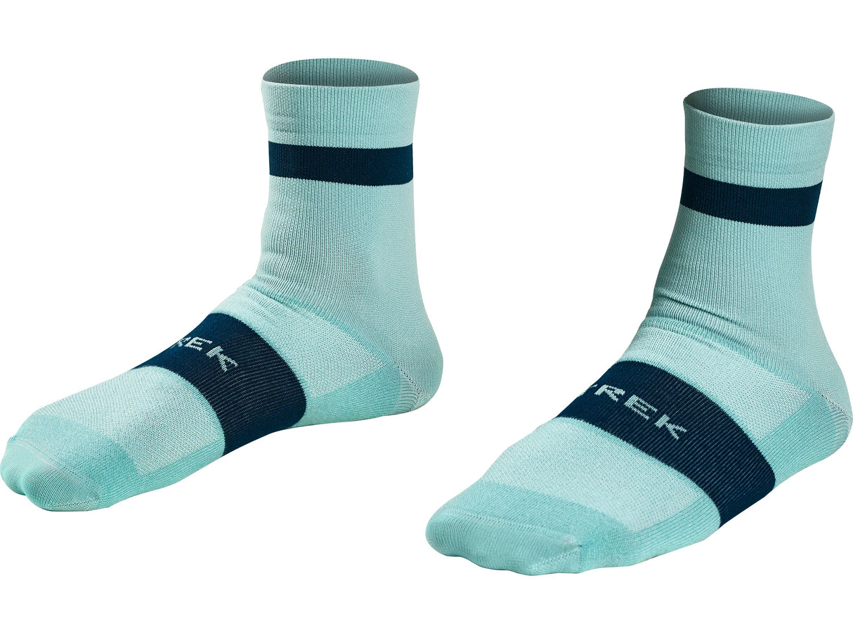 Sock Trek Race Quarter Small (35-38) Blue Sage