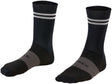 Sock Trek Race Reflective Crew Large (42-44) Black