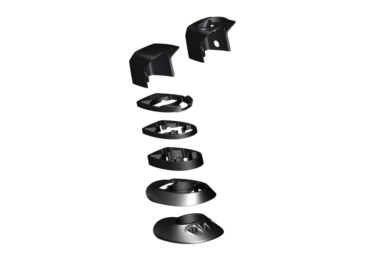 HDS SUB, MY19 VENGE STEM SPACER & TOP COVER KIT (9 PIECES)