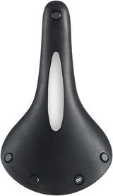Brooks C17 Carved All Weather Saddle - Steel Black Men's