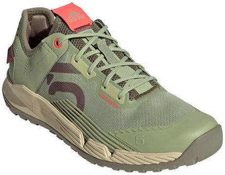 Five Ten Trailcross LT Flat Shoes - Women's Magic Lime/Quiet Crimson/Orbit Green 7