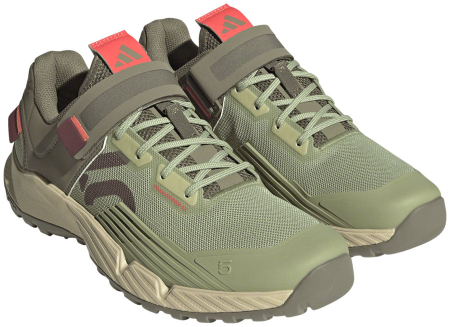 Five Ten Trailcross Mountain Clipless Shoes - Women's Magic Lime/Quiet Crimson/Orbit Green 5.5