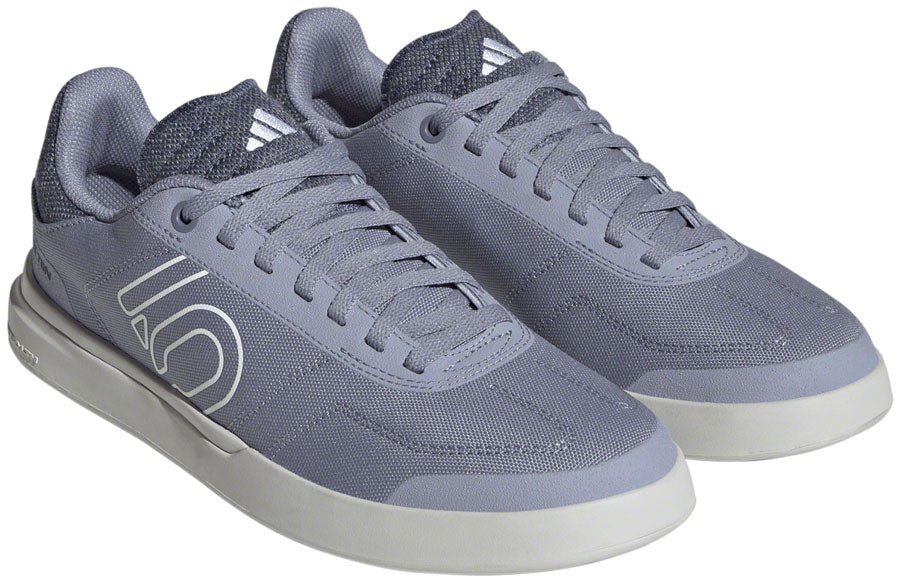 Five Ten Sleuth Deluxe Canvas Flat Shoes - Women's Silver Violet/Ftwr White/Coral 6
