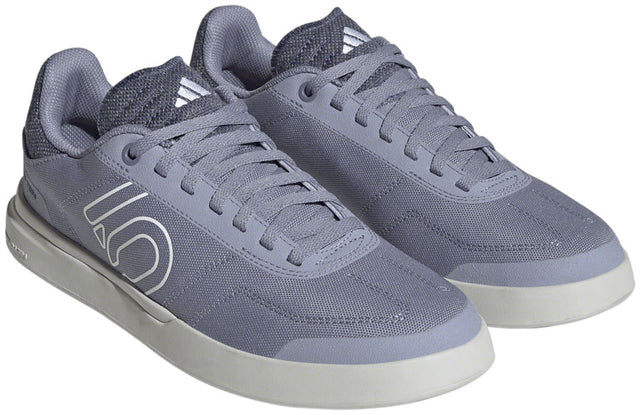 Five Ten Sleuth Deluxe Canvas Flat Shoes - Women's Silver Violet/Ftwr White/Coral 6