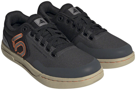 Five Ten Freerider Pro Canvas Flat Shoes - Women's Gray Six/Gray Four/Impact Orange 5.5