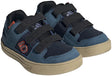 Five Ten Freerider Kid's VCS Flat Shoes - Youth Legend Ink/Wonder Steel/Impact Orange 10.5K