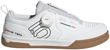 Five Ten Freerider Pro BOA Flat Shoes - Men's FTWR White/Core Black/Red 6
