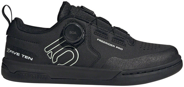 Five Ten Freerider Pro BOA Flat Shoes - Women's  Core BLK/Linen Green/FTWR White 5