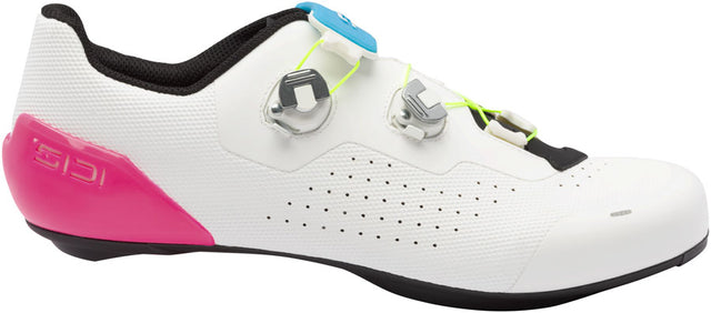 Sidi Genius X WYVE Road Shoes - Men's White Fluo 44.5