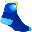 SockGuy Classic Swell Socks - 3" Blue Small/Medium