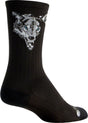 SockGuy SGX Wolf Socks - 6" Black Large/X-Large