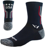 Swiftwick Vision Five Tribute Socks - 5" USA Proud Small