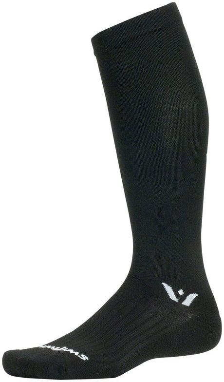 Swiftwick Aspire Knee High Socks - 12" Black Medium