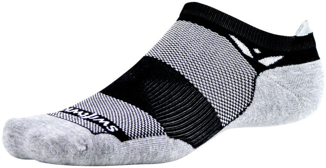 Swiftwick Maxus No Show Socks - No Show Black Medium