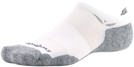 Swiftwick Maxus No Show Socks - No Show White Medium