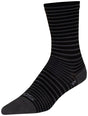 SockGuy SGX Black Stripes Socks - 6" Black Small/Medium