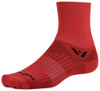 Swiftwick Aspire Quarter Crew Socks - 4" Red Large