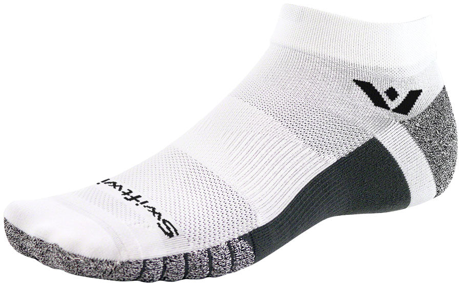Swiftwick Flite XT Ankle Socks - White Large
