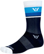 SwiftWick Aspire Crew Socks - Navy/White Small