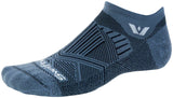 SwiftWick Aspire No Show Socks - Denim Large