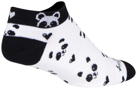SockGuy Classic Low Panda Socks - 1" Women's Small/Medium