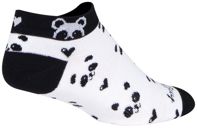 SockGuy Classic Low Panda Socks - 1" Women's Small/Medium
