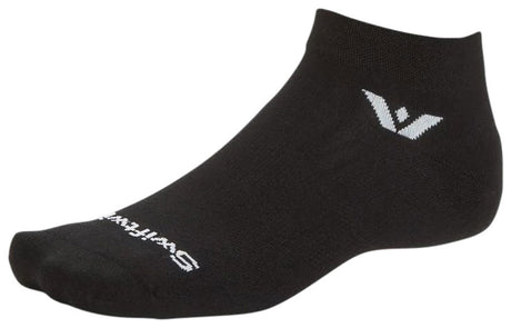 Swiftwick Aspire Ankle Socks - Circuit Black Small