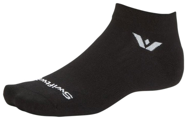 Swiftwick Aspire Ankle Socks - Circuit Black Medium