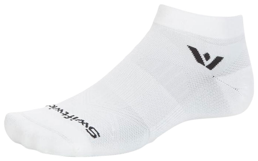Swiftwick Aspire Ankle Socks - Circuit White Small