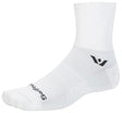 Swiftwick Aspire Quarter Crew High Socks - Circuit White Small
