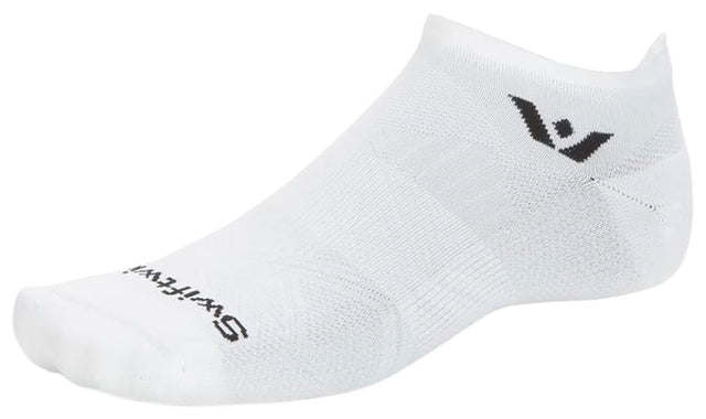 Swiftwick Aspire No Show Socks - Circuit White XLarge