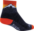 SockGuy Wool Hiker Socks - 3" Black Small/Medium