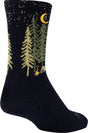 SockGuy Wool Camper Socks - 6" Black Small/Medium