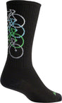 SockGuy Wool Stacked Socks - 6" Black Large/X-Large