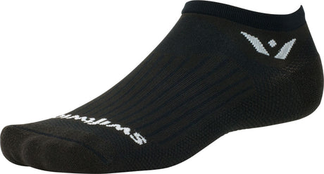 Swiftwick Aspire Zero Socks - No Show Black Large
