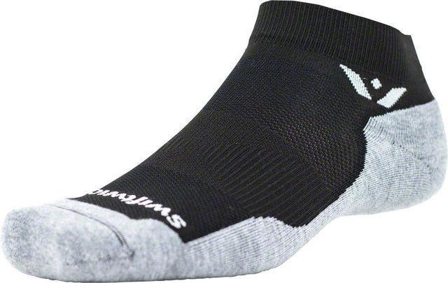 Swiftwick Maxus Ankle Socks - 1" Black Medium