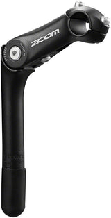 Zoom Quick Comfort Adjustable Stem - 90mm 25.4 Clamp Adjustable 80-150deg 22.2-24tpi Quill Aluminum BLK