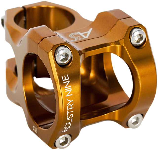 Industry Nine A35 Stem - 40mm 35 Clamp +/-8 1 1/8" Aluminum Bronze