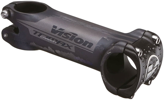 Vision TriMax Carbon OS Stem 31.8mm Clamp Diameter 130mm Length ±6° Angle Oversized Design – Carbon