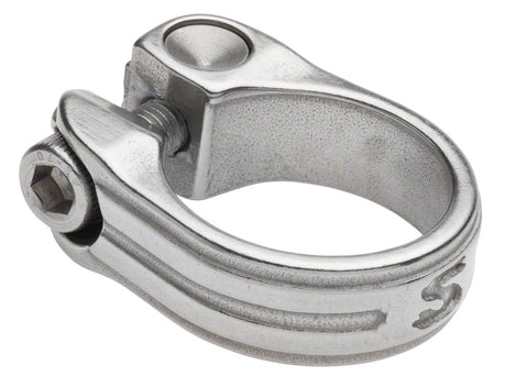 Surly Stainless Seatpost Clamp - 30.0mm Bolt-On Silver