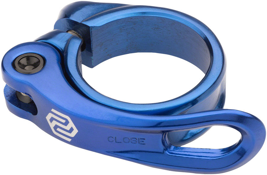 Promax QR-1 Seatpost Clamp - 31.8mm QR Blue