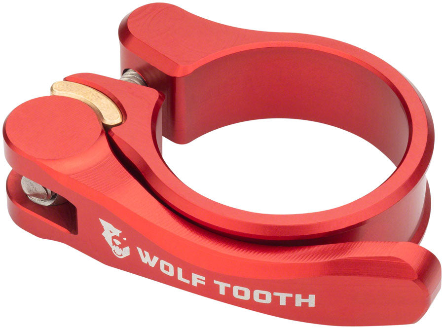 Wolf Tooth Components Quick Release Seatpost Clamp - 28.6mm QR Red