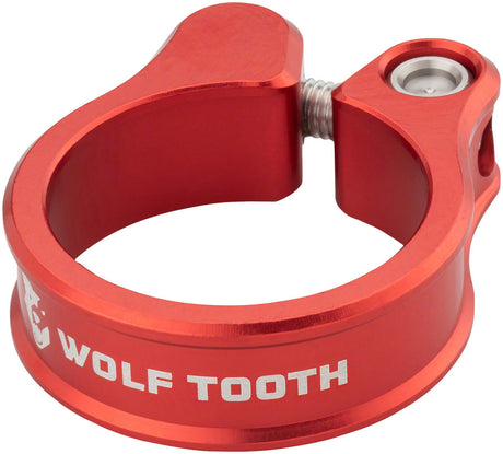 Wolf Tooth Seatpost Clamp - 36.4mm Bolt-On Red