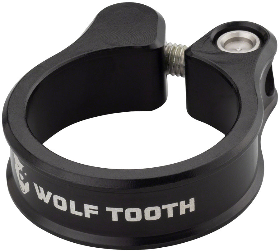 Wolf Tooth Seatpost Clamp - 28.6mm Bolt-On Black