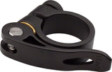 Zoom Alloy Seatpost Clamp - 28.6mm QR Black