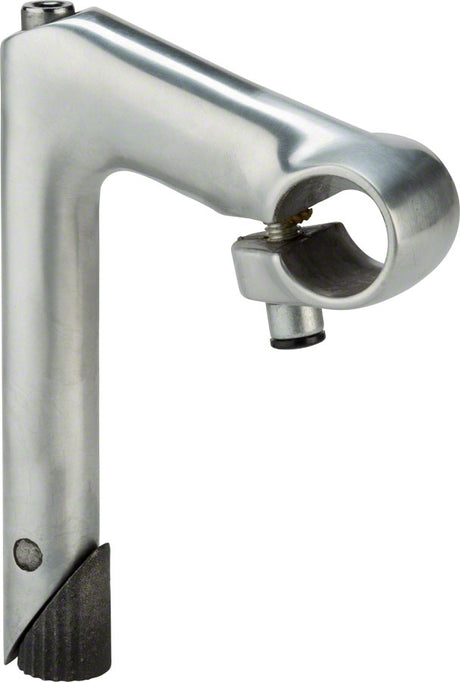 Zoom HE 1" Quill Stem - 80mm 25.4 Clamp -17 22.2-24tpi Quill Aluminum Silver