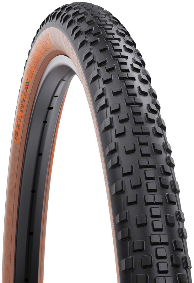 WTB Resolute Tire - 700 x 50 TCS Tubeless Folding BLK/Tan Light/Fast Rolling Dual DNA SG2