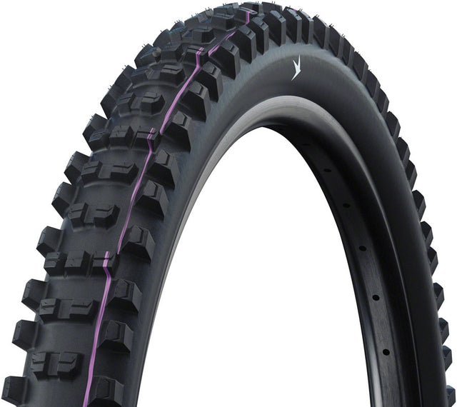 Schwalbe Shredda Rear Tire - 29 x 2.50 Tubeless Folding BLK Evolution Line Gravity Pro Addix Ultra Soft Radial E-50