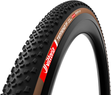 Vittoria Terreno T60 Mixed Tire - 700 x 40 Tubeless Folding BLK/Brown Gravel Endurance Graphene G2.0
